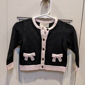 Kate Spade Black and light Pink Sweater